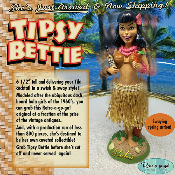 Retro-A-Go-Go Tipsy Bettie Hula Bobber